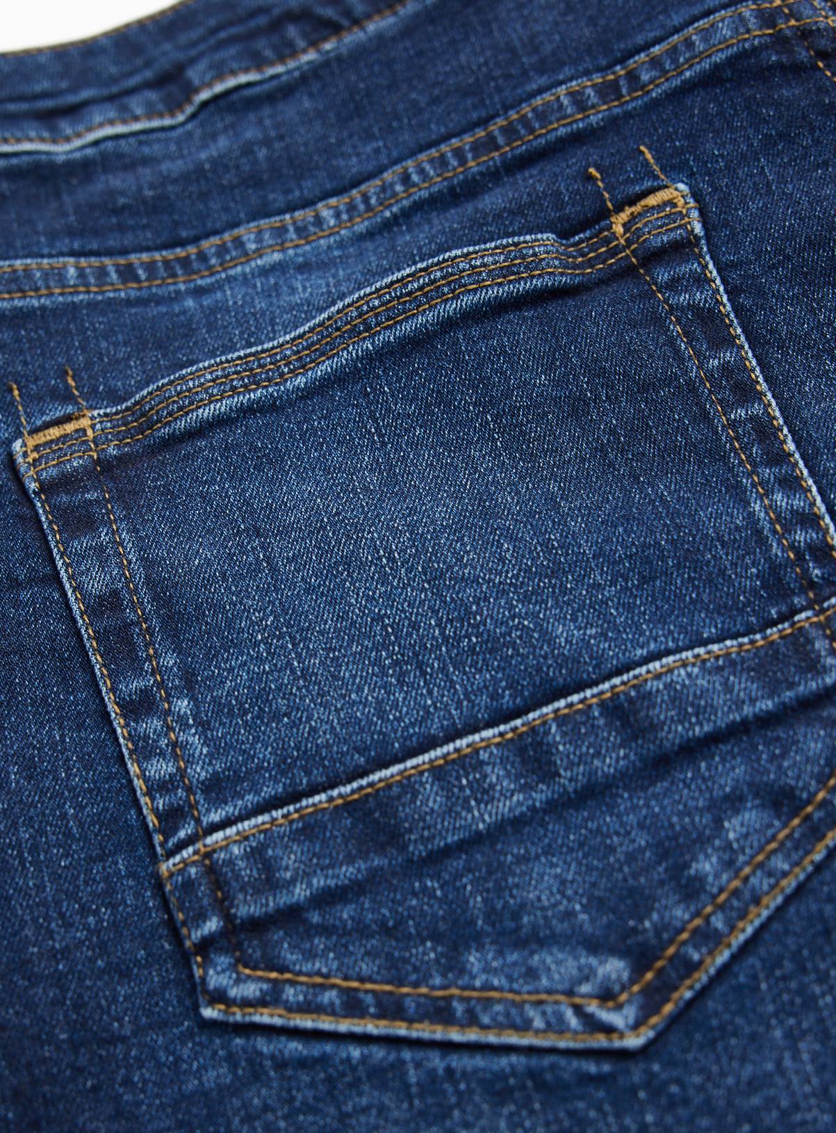 Mid Slim Dark Denim Jeans 42L - Image 4